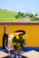 Prosecco with View over 'San Mamante di Liano'