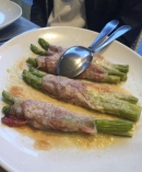 Rolled Asparagus with 'Provola' Cheese and Ham