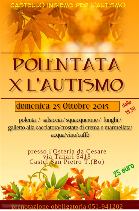 POLENTATA X L'AUTISMO