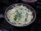 'Strozzapreti' with Sausace and Herbs
